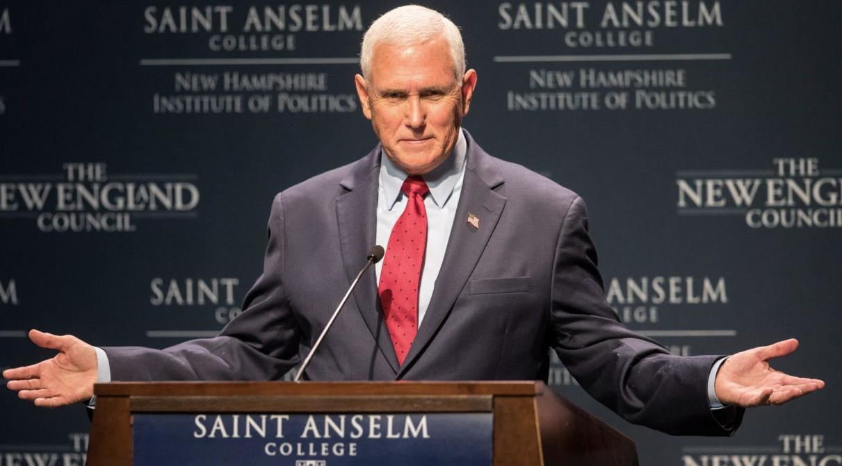 Former vice-president Mike Pence